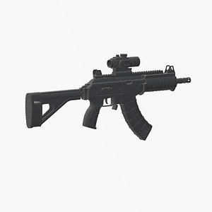 Assault rifle 3D