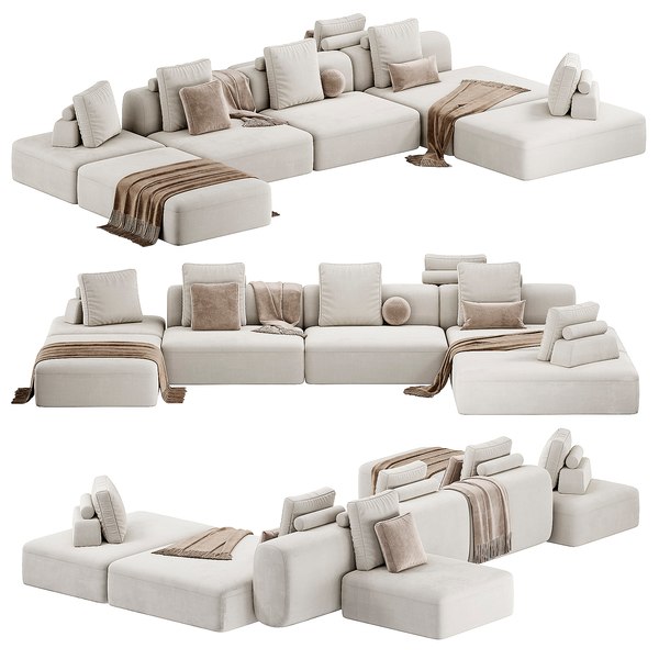 Modello 3D Cooper Sofa By Gianfranco Frigerio - TurboSquid 2098293