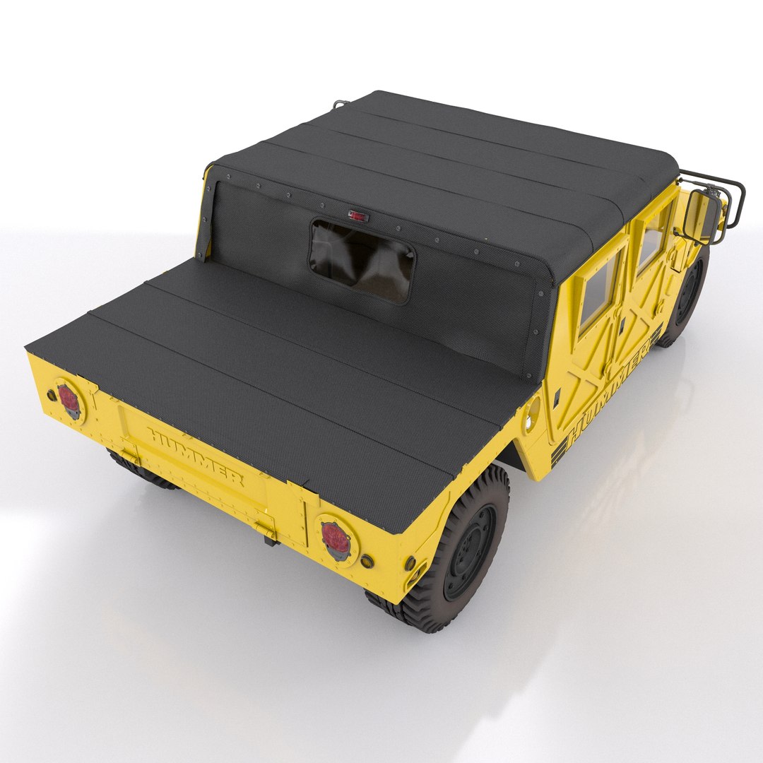 Hummer H1 Humvee 3D Model - TurboSquid 2170182