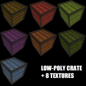 Crate With 8 Textures
