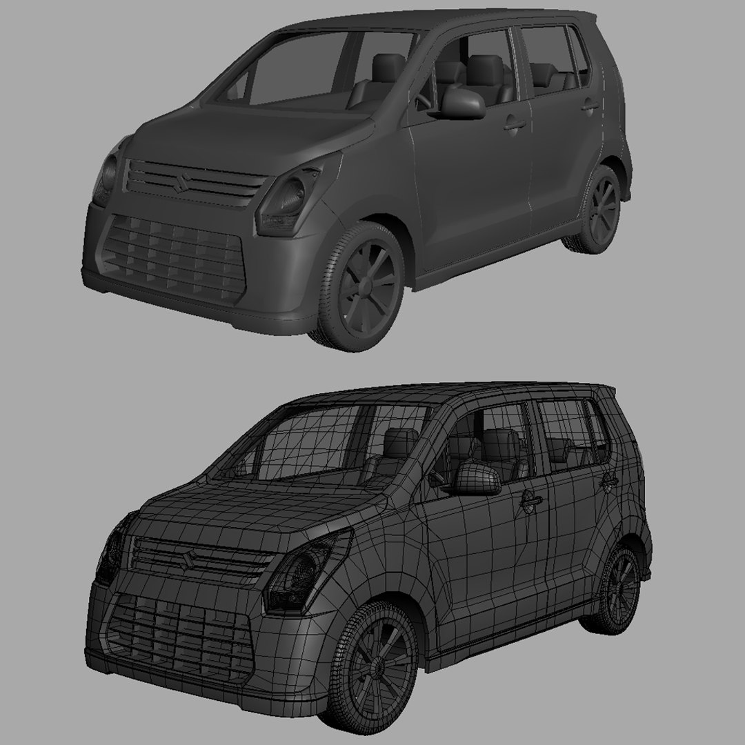 suzuki wagon r 3d max