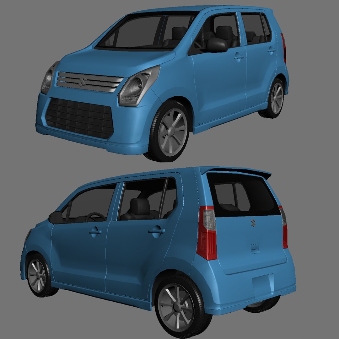 suzuki wagon r 3d max