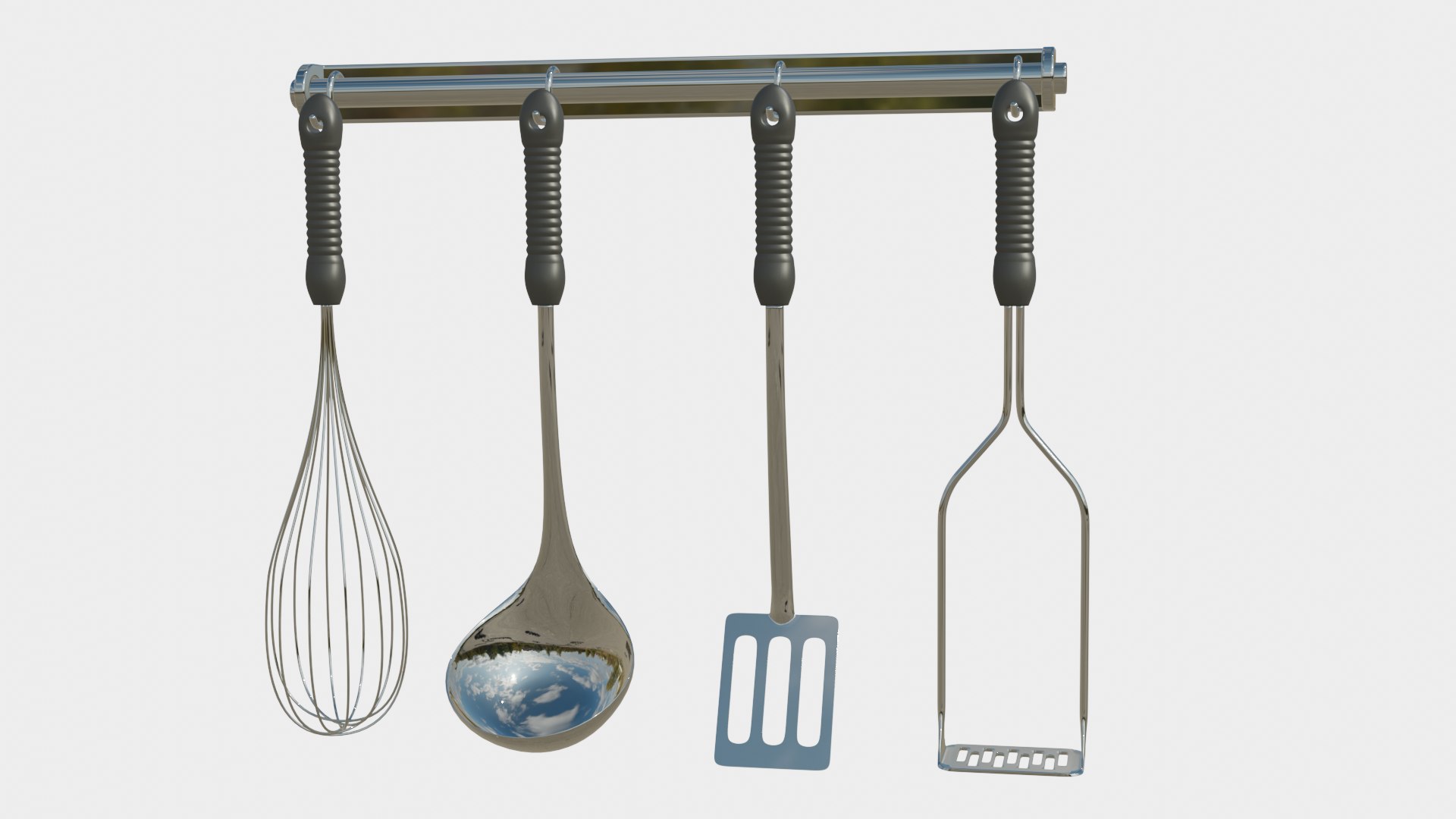 3D Model Kitchen Ladles TurboSquid 2063259   M111 