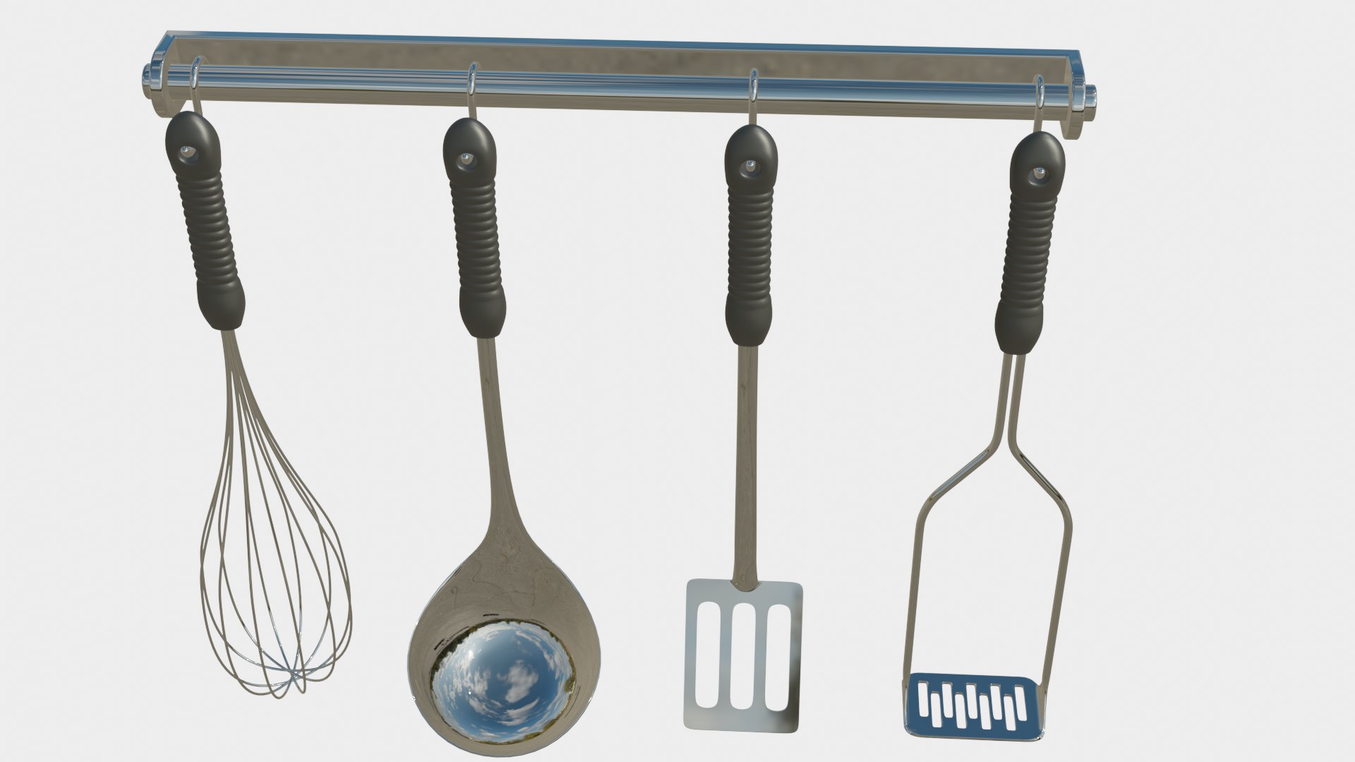 3D model kitchen ladles - TurboSquid 2063259