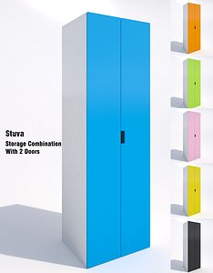 3d model ikea stuva storage cabinet