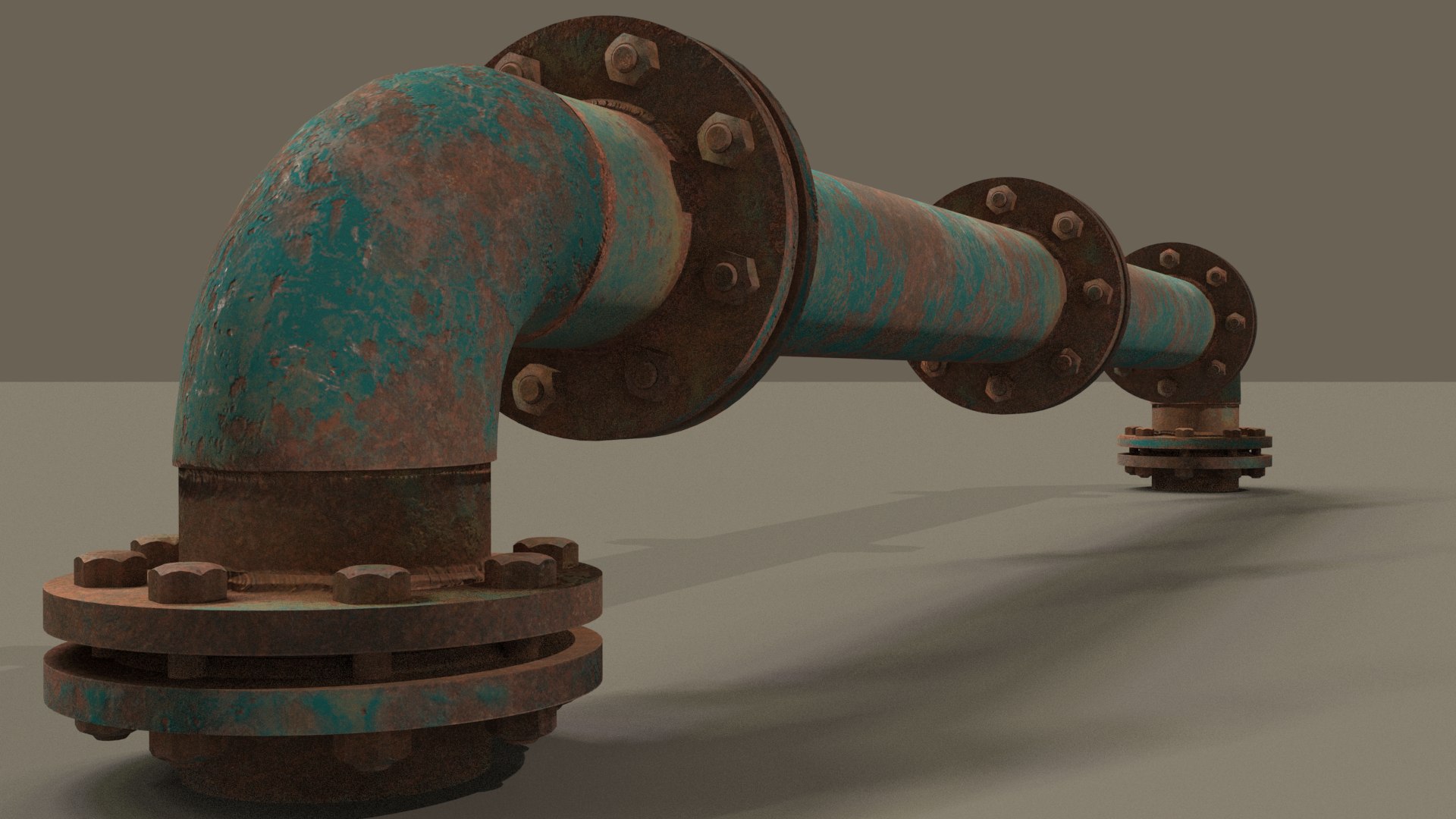 Pipe manifold 3D - TurboSquid 1501600