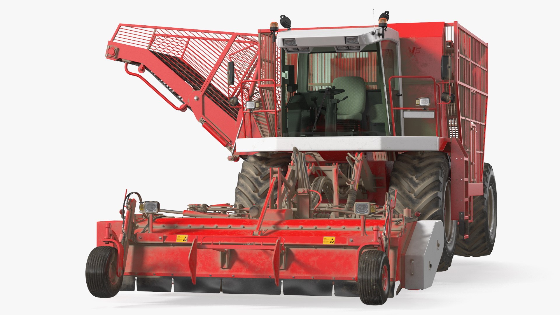 Self Propelled Sugar Beet Harvester Dusty 3D model preview