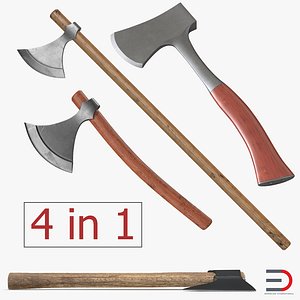 Axes 3D Models Collection