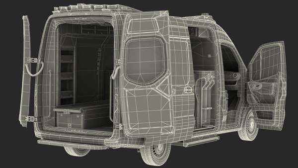 Modelo 3d Ambulancia De Emergencia Aparejada Turbosquid 1463625