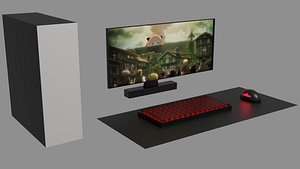 Custom Gaming PC - Download Free 3D model by Yolala1232 (@Yolala1232)  [1a24273]