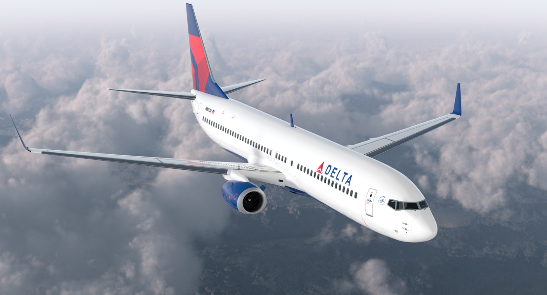 Boeing 737-900 Delta Air Lines 3D Model - TurboSquid 1159519