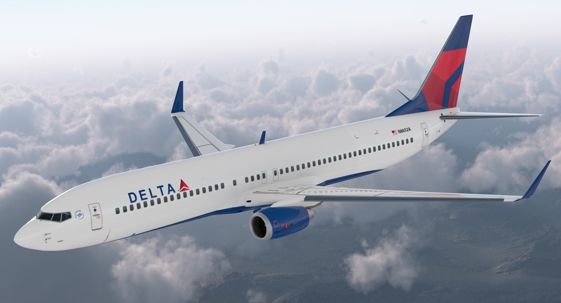 Boeing 737-900 delta air lines 3D model - TurboSquid 1159519