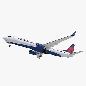Boeing 737-900 Delta Air Lines 3D Model