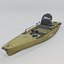 Kayak for fishing Hobie Mirage Pro Angler 14 with 360 Olive 3D model