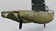Kayak for fishing Hobie Mirage Pro Angler 14 with 360 Olive 3D model