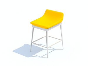 3D model dining chair bar