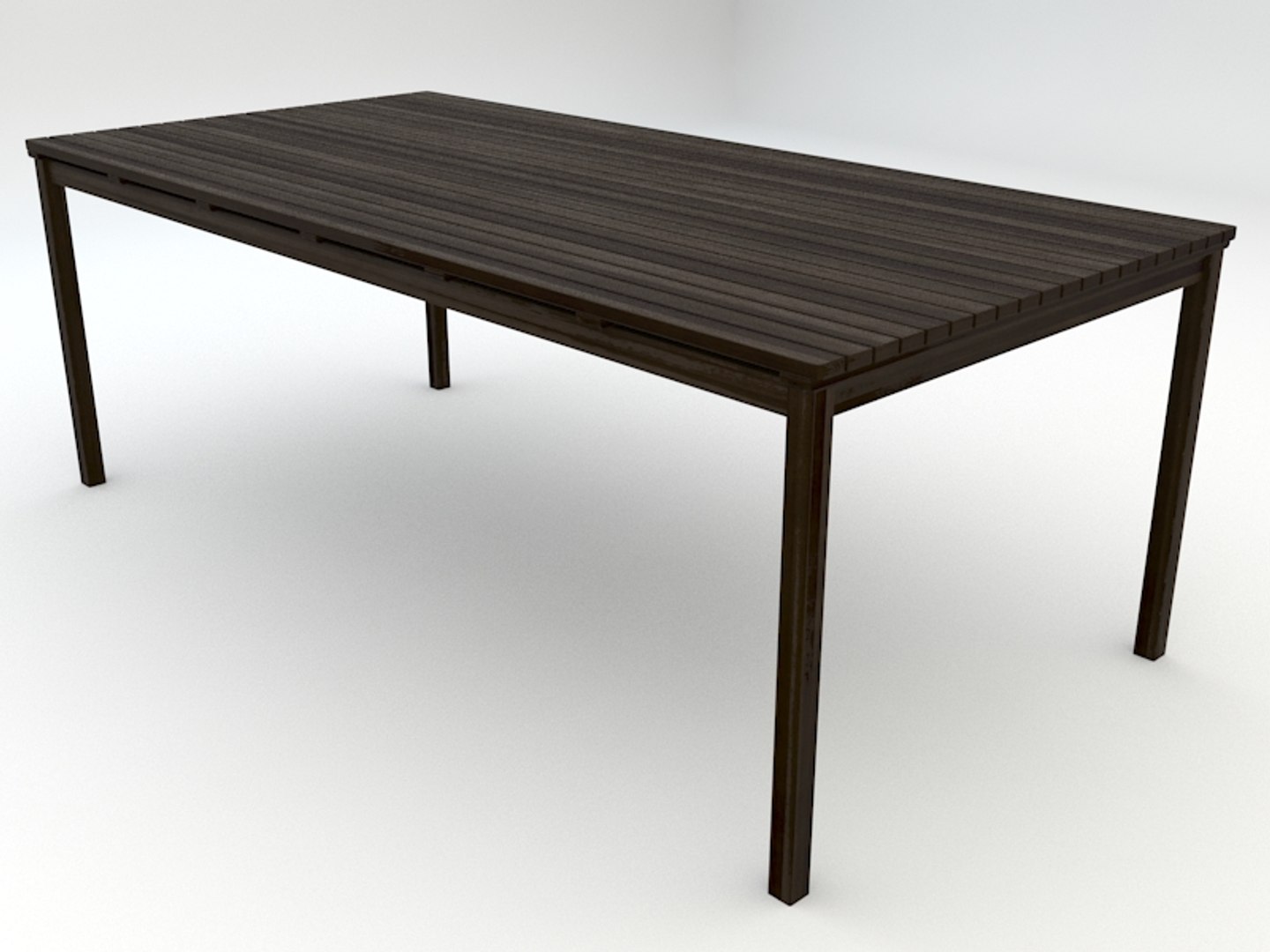 Ikea Angso Series Outdoor Table 3d Model