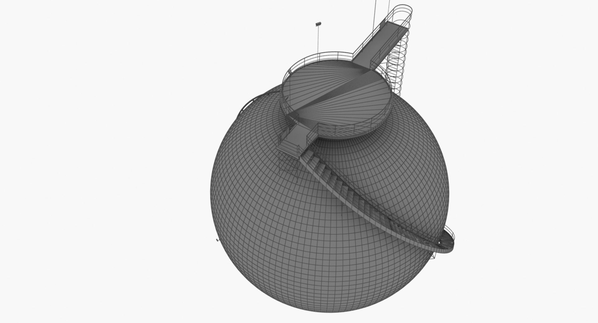 3D Realistic Storage Tank Model - TurboSquid 1400555