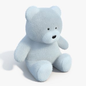 3d model realistic teddy bear