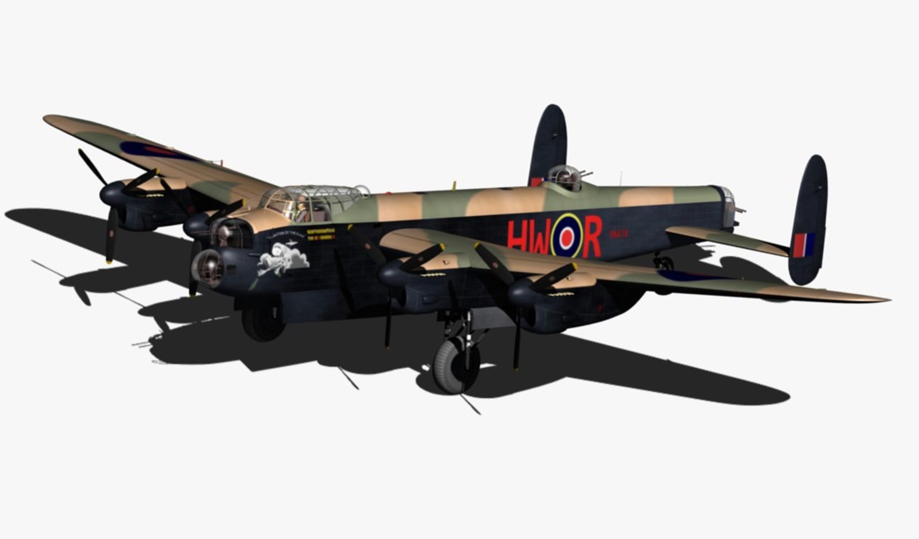 3d Avro 683 Lancaster