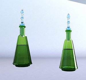 Colored Perfume Bottle