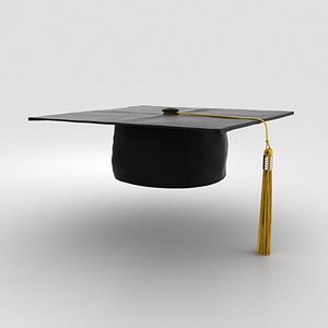 3D cap graduation c model