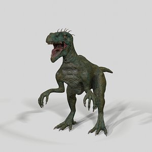 3D model Dinosaurs Velociraptor Hybrid 3D model