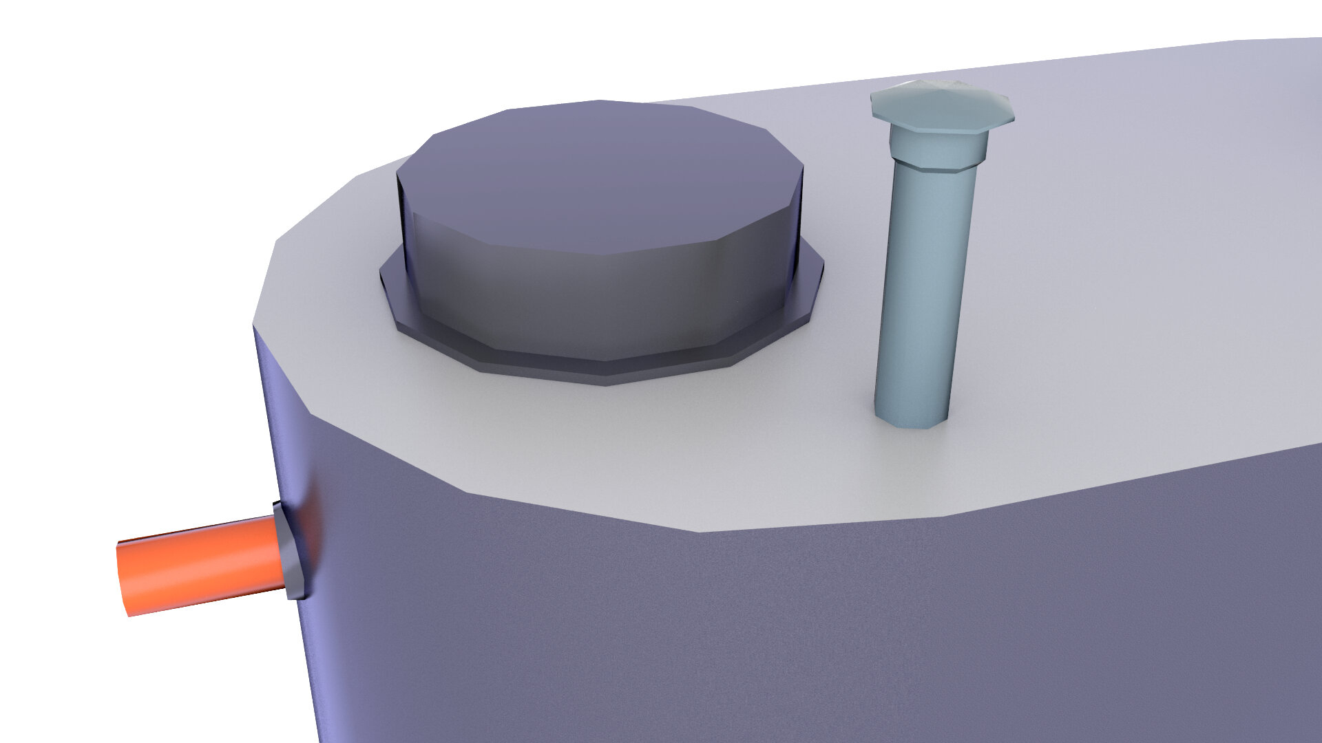 Storm Water Drainage Concrete Tank Low 17 3D model TurboSquid 1761030