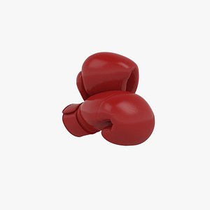 3D boxing gloves model