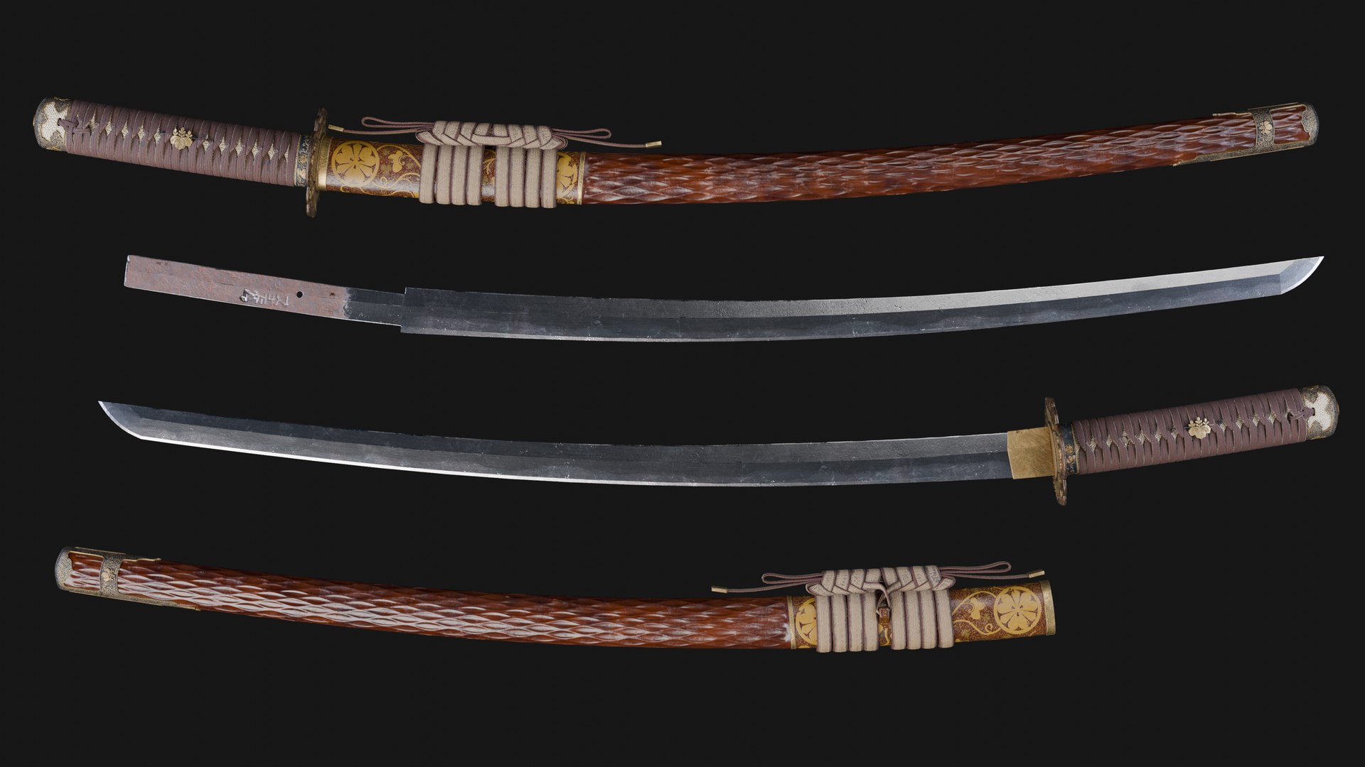 3D Katana Japanese Sword and Katana Stand - Game-ready Weapon model https://p.turbosquid.com/ts-thumb/fw/iAUg4D/5w/4/jpg/1743724153/1920x1080/fit_q87/339320d32273dd55b5920e7c9cf05b0a2e63b037/4.jpg