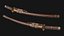 Katana Japanese Sword and Katana Stand - Game-ready Weapon