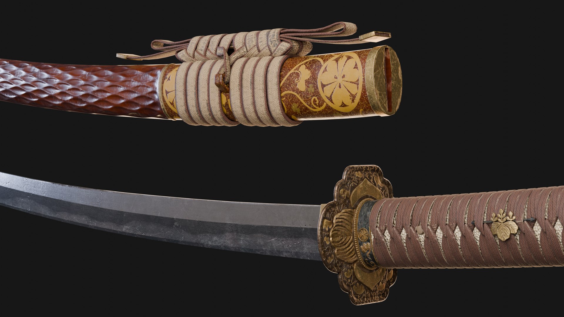 3D Katana Japanese Sword and Katana Stand - Game-ready Weapon model https://p.turbosquid.com/ts-thumb/fw/iAUg4D/xX/10/jpg/1743724159/1920x1080/fit_q87/5c11499b1eab93d1f33485aab3270b006bb86c67/10.jpg