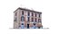Realistic Italian Old City Building 002