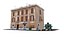 Realistic Italian Old City Building 002
