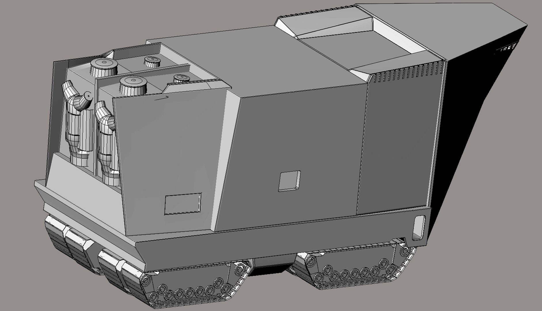 3d Model Jawa Sandcrawler