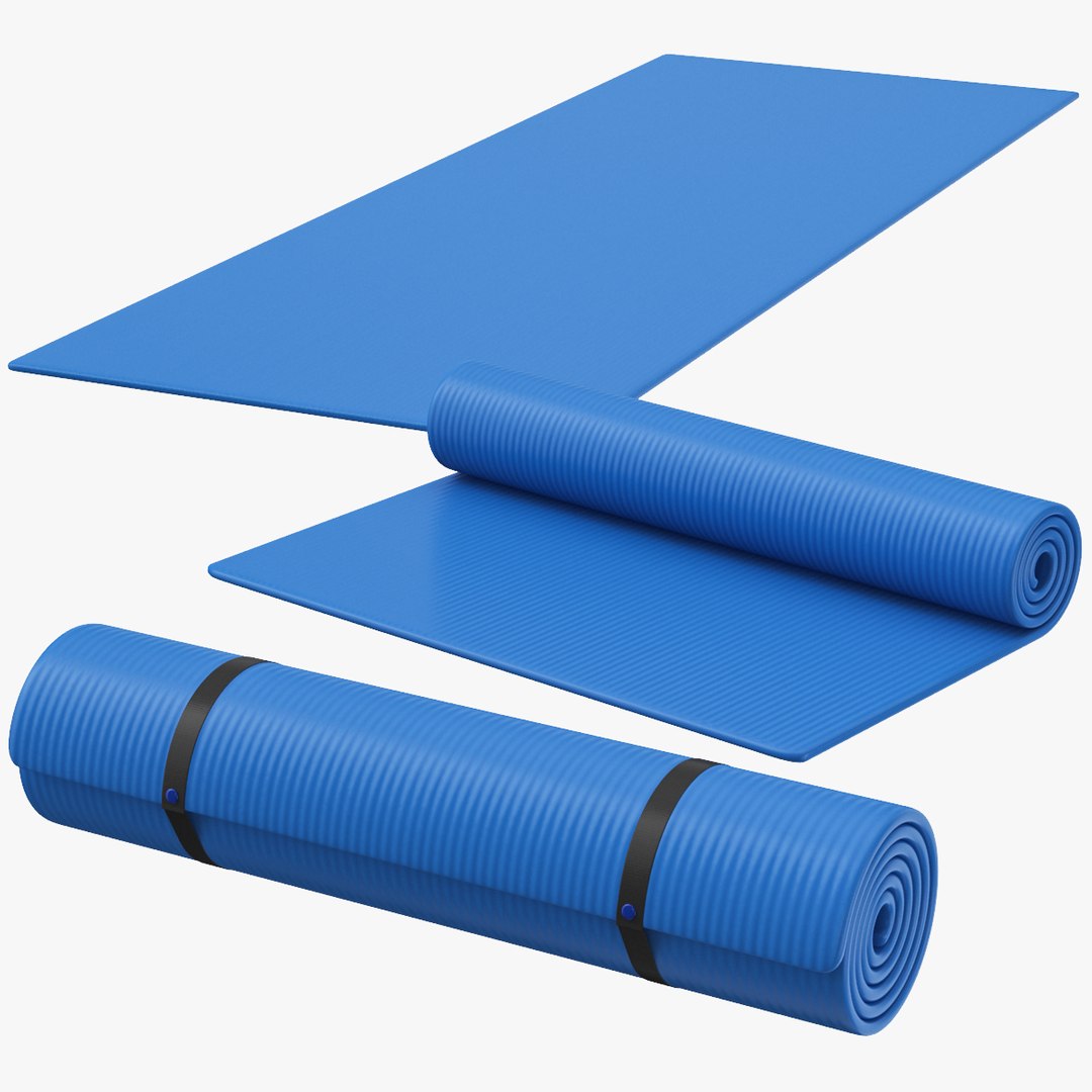 Yoga Mat Set 01 model TurboSquid 1756793