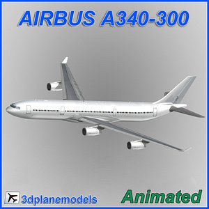 Airbus A340-300 Generic white