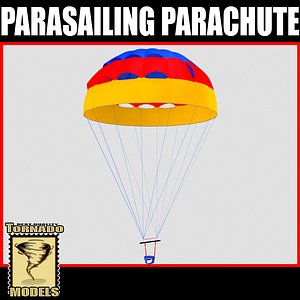 obj parasailing parachute