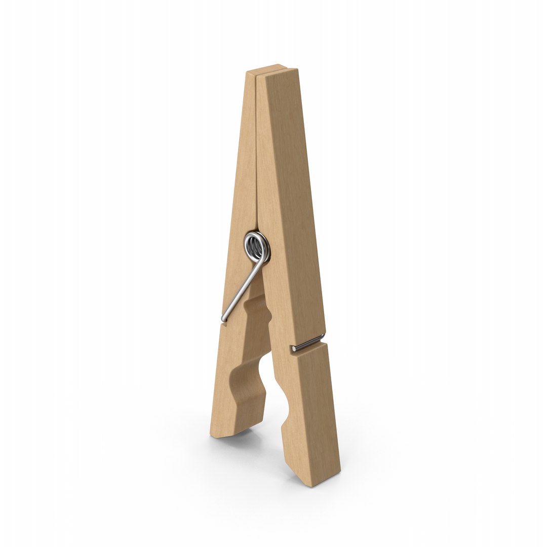 3D Clothes Peg Model - TurboSquid 1841497