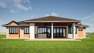 Modern 4 Bedroom Bungalow