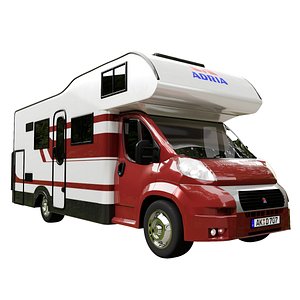 3D model camper bus