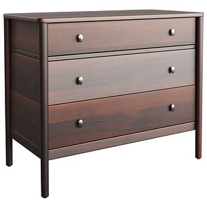Crate  and Barrel Gia 3-Drawer Chest