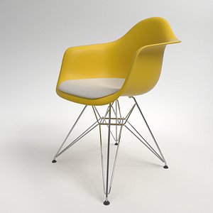 interior vitra eames plastic 3D model
