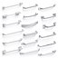 Curved pull handles
