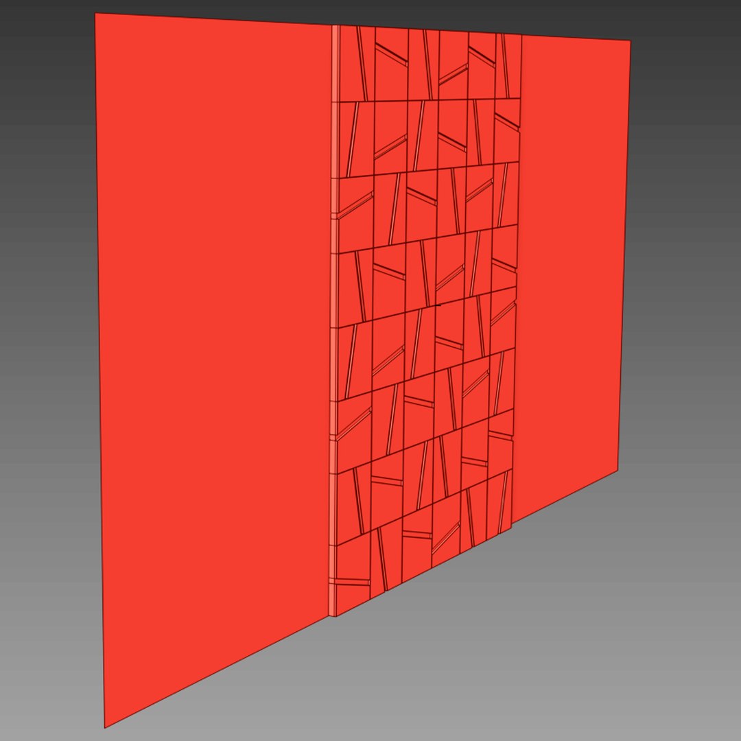 3D Wall Panel Set 175 Model - TurboSquid 1968932