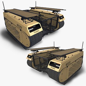 3D Themis UGV robotics desert model