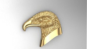 3D eagle head model