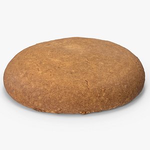 3D Chocolate Cookie model