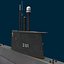 german submarine type 209 3d model