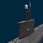 german submarine type 209 3d model